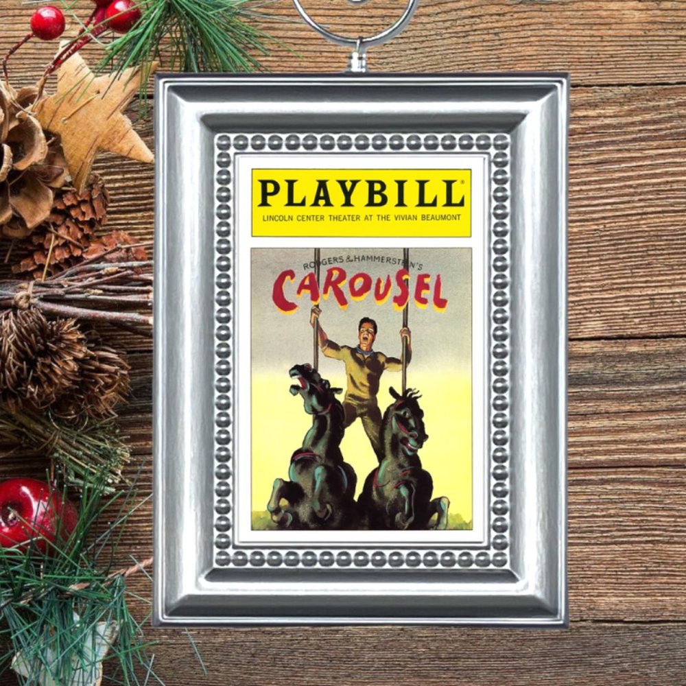 Carousel Broadway Musical Playbill Christmas Tree Ornament